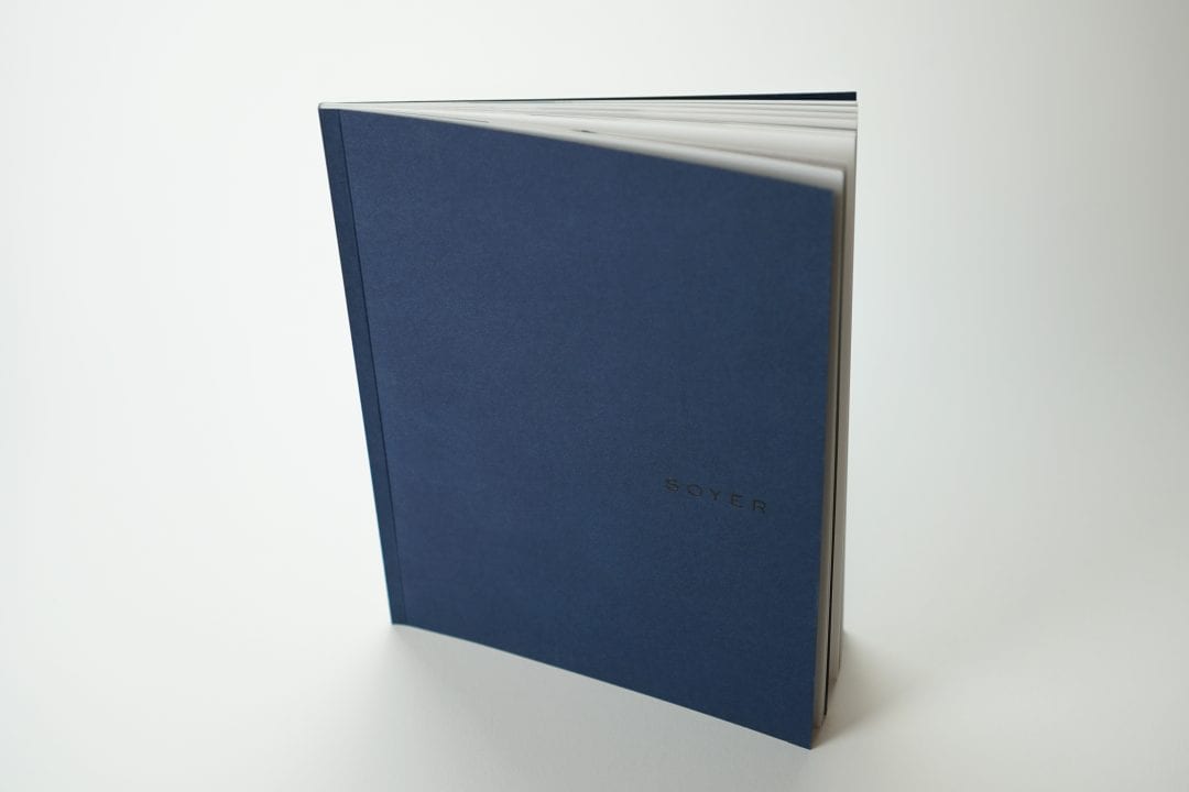 Perfect bound book blue cover - Nonstop Printing